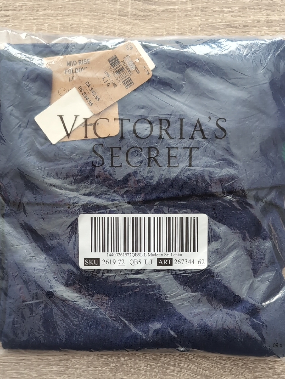 PINK Victoria's Secret Navy Blue Mid Rise Pants